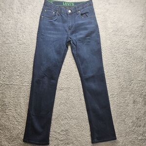 Levi's Boys Dark Wash 511 Jeans Straight Leg 28x30